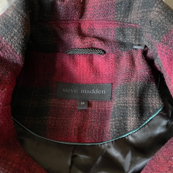 Steve Madden black & red women’s coat - Picture 2 of 16